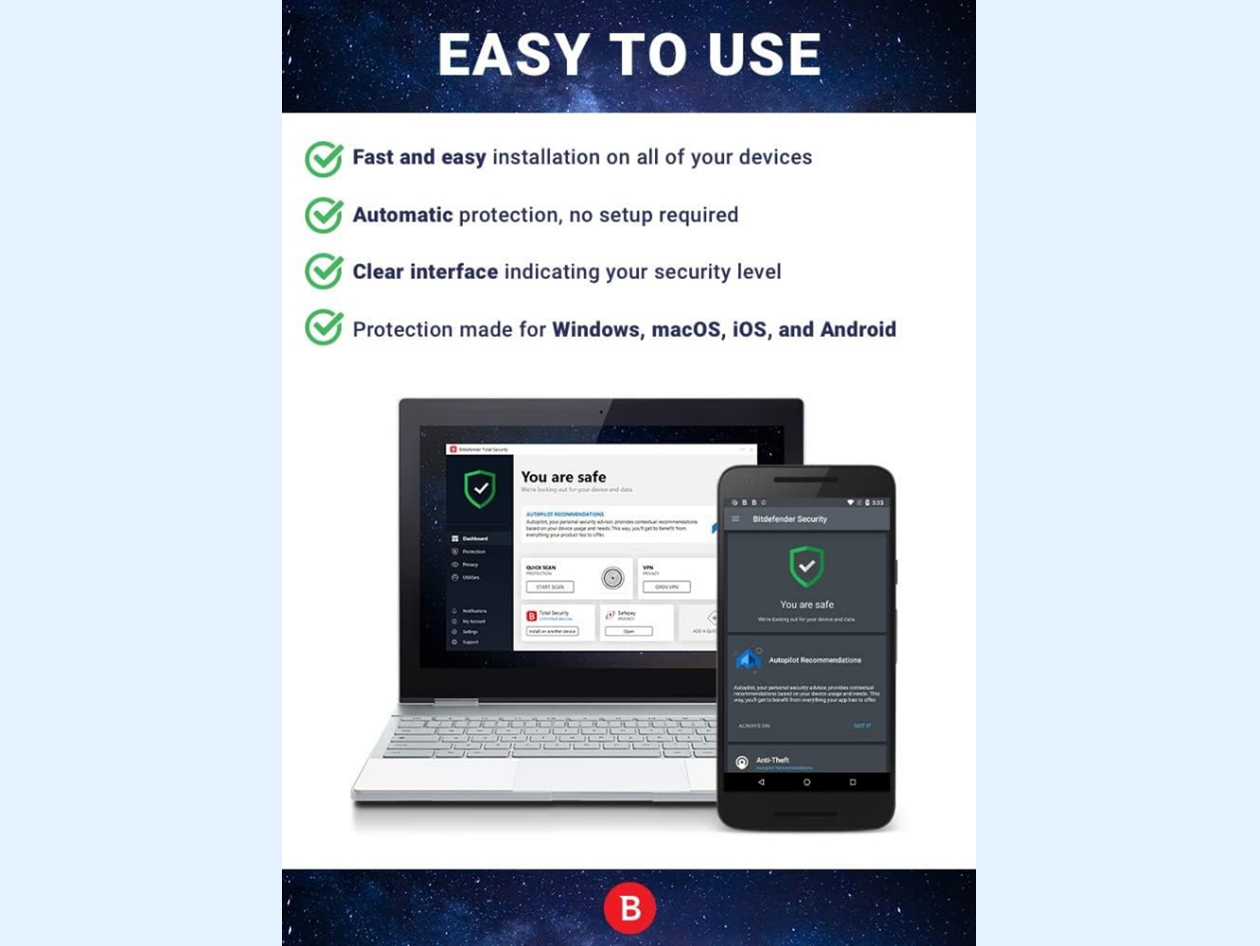 Bitdefender Antivirus Plus (1 Device): 1-Year Subscription