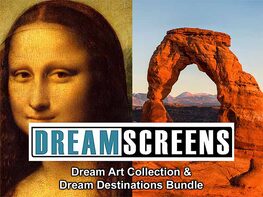 Dreamscreens Dream Destinations Collection - Turns Your TV Into a 4K Digital Art Gallery!