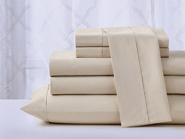 Kathy Ireland 6-Piece CoolMax Sheet Set (Sand/King)