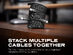 Statik® MagStack™ Pro 6-Foot USB-C Tangle-Free Magnetic 100W Fast Charge Cables (4-Pack)