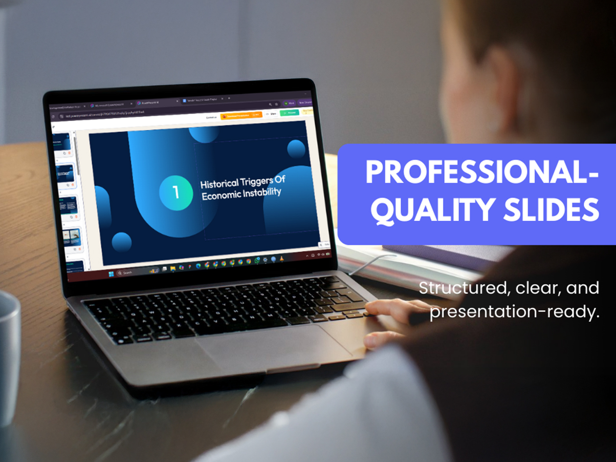PowerPresent - AI Presentation Generator: Lifetime Subscription (80 Presentations)