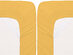 Super-Soft 1800 Series Bamboo Blend 3-Piece Sheet Set (Gold/Twin)
