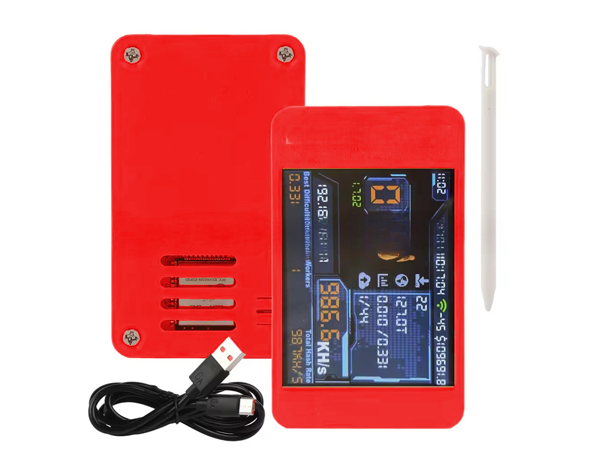 BlockChance Color Series Bitcoin Ticket Miner (Red)