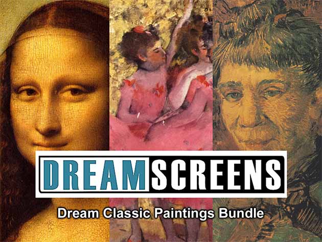 Dreamscreens Classic Paintings Collection - Turns Your TV Into a 4K Digital Art Gallery!
