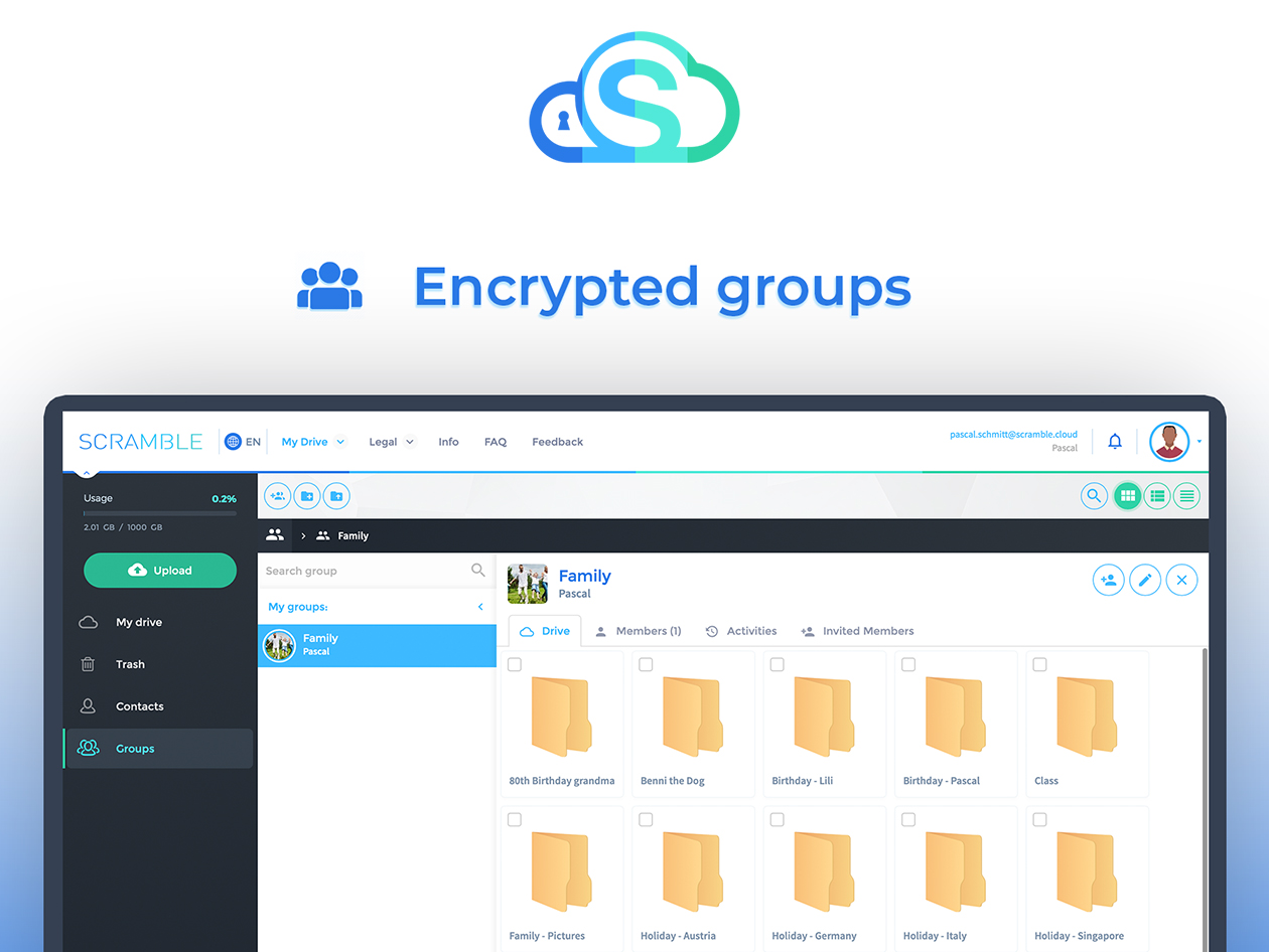 Scramble Cloud Storage Lifetime Subscription (12TB)