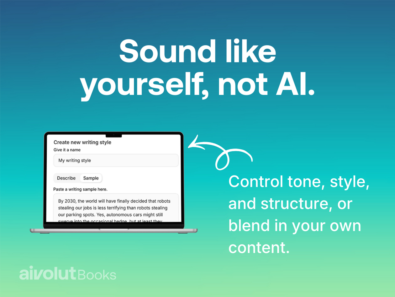 Aivolut AI Book Creator: Lifetime Subscription (Pro Plan)