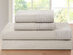 4-Piece Bamboo Blend Waffle Hem Sheet Set (Taupe/Full)