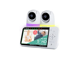 Babysense Prisma: HD Non-Wi-Fi Video Baby Monitor (2 Cameras)