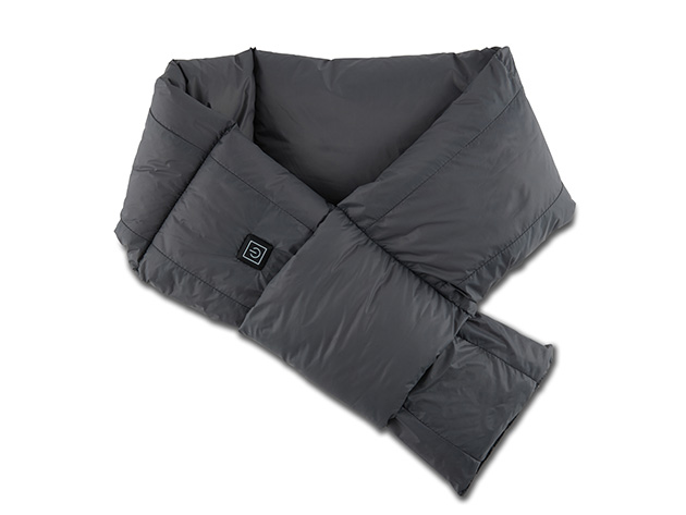 Helios Heated Scarf with Power Bank (Gray)