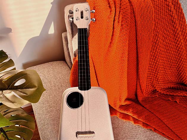 Populele 2 Smart Concert Ukulele (Silver)