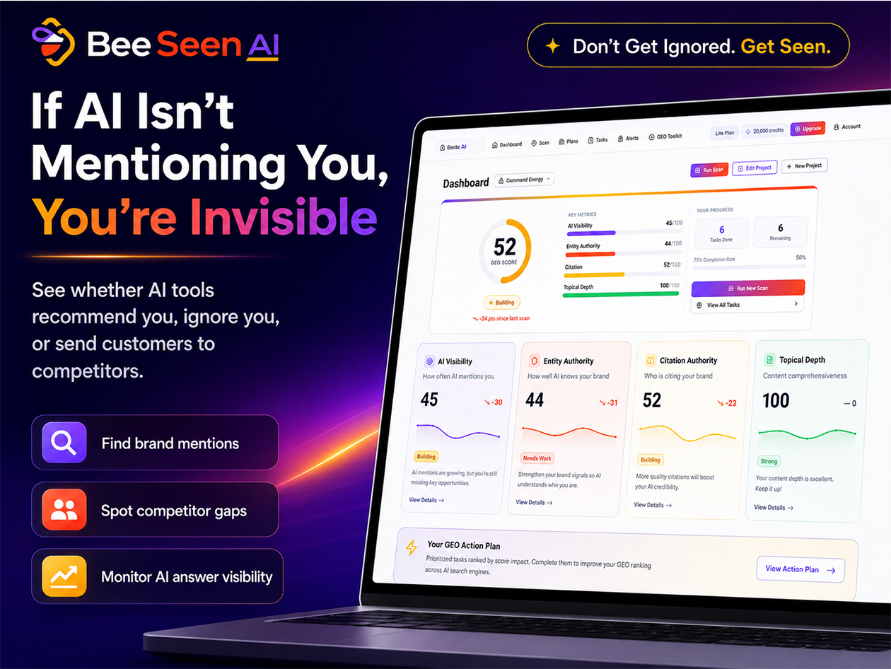 BeeSeen Starter Plan: Lifetime Subscription
