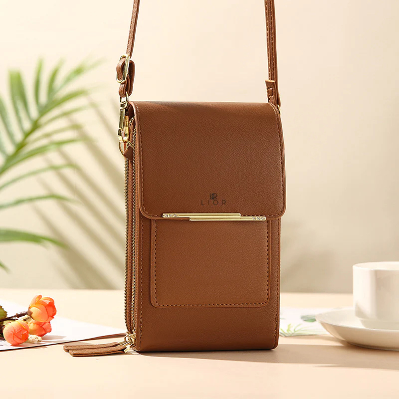 Lior Crossbody Shoulder Bag for Women (Tan)