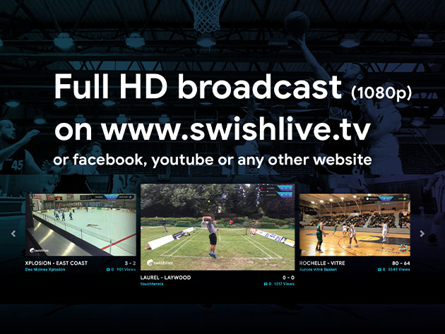 Swish Live Streaming: Basic Plan (3-Yr Subscription)