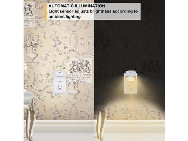 6-Pack Motion Sensor Plug-in Lights