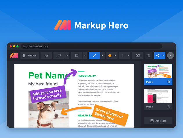 Markup Hero Superhero Pro Plan: 2-Yr Subscription