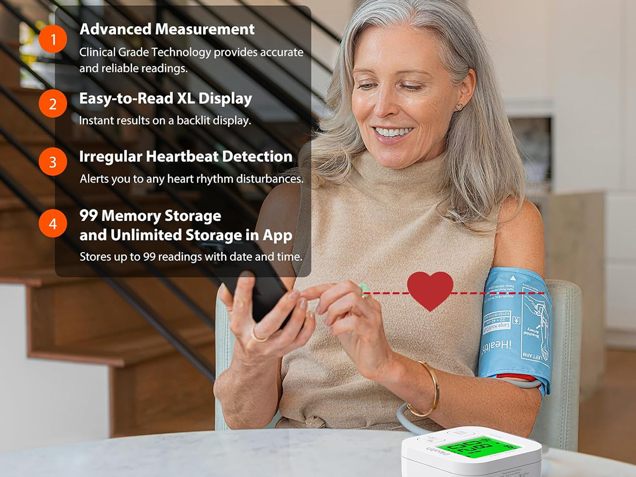 iHealth Connected Upper Arm Blood Pressure Monitor