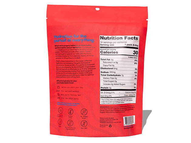 Cure Hydration Mix: 14-Pack (Wild Thing Mixed Berry)