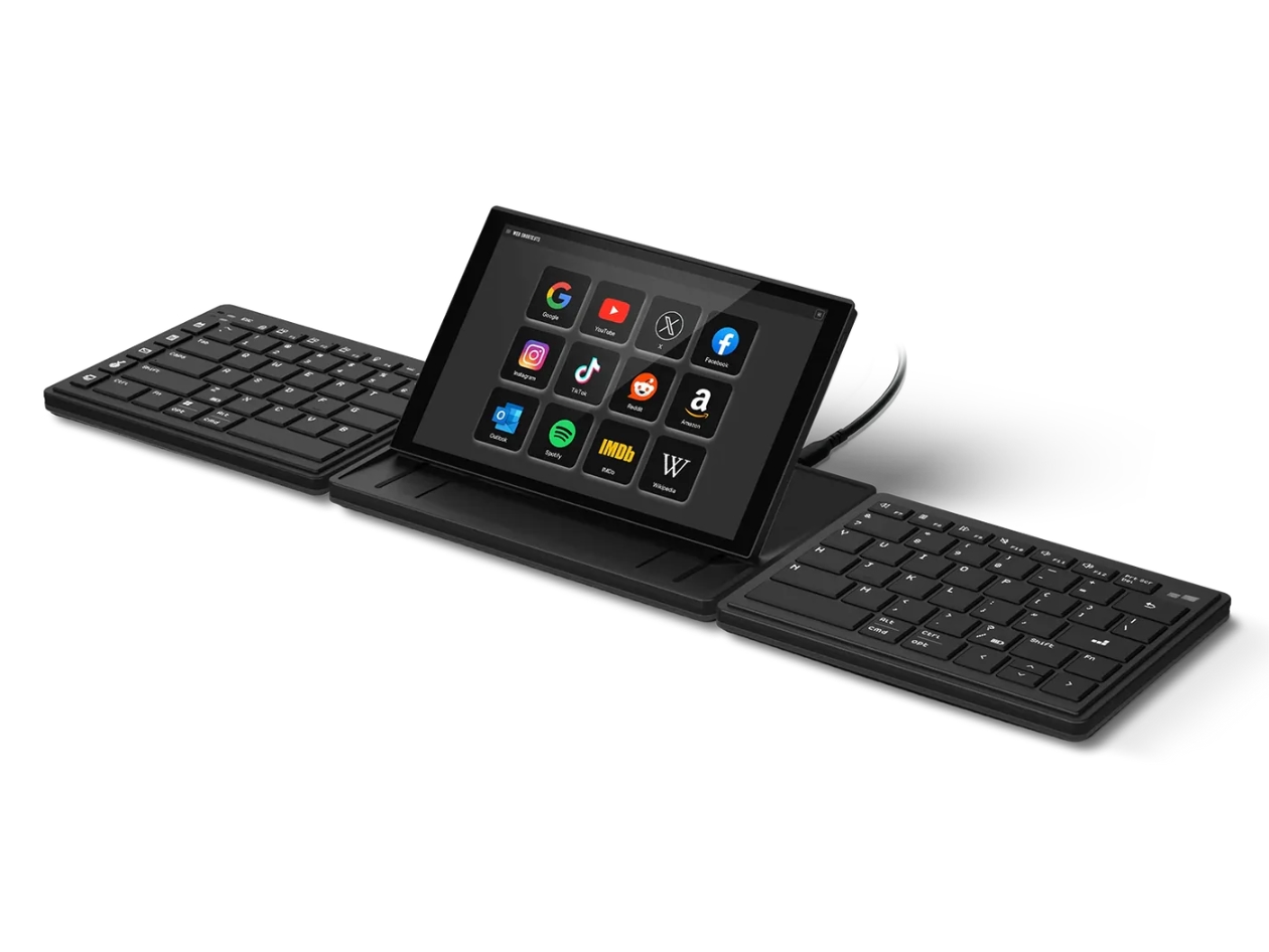 Tetra Ergonomic Split Keyboard with Touchscreen
