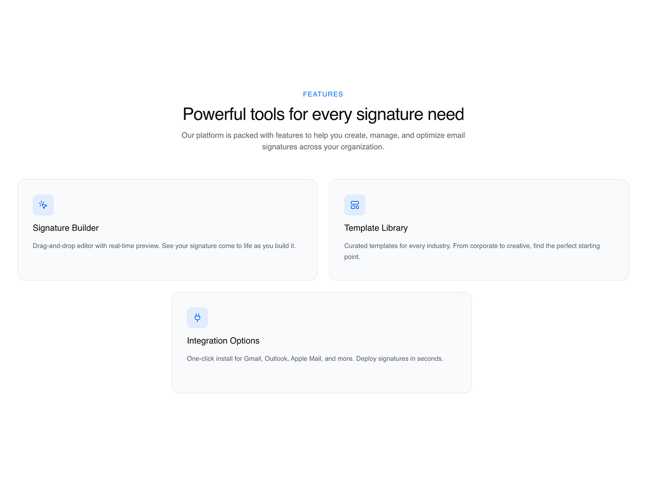 EmailSignatures: Lifetime Subscription (Basic Plan/1 Signature)