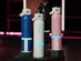 LitFlask 3-in-1 Smart Water Bottle, Bluetooth Speaker & Power Bank with Lights (White)