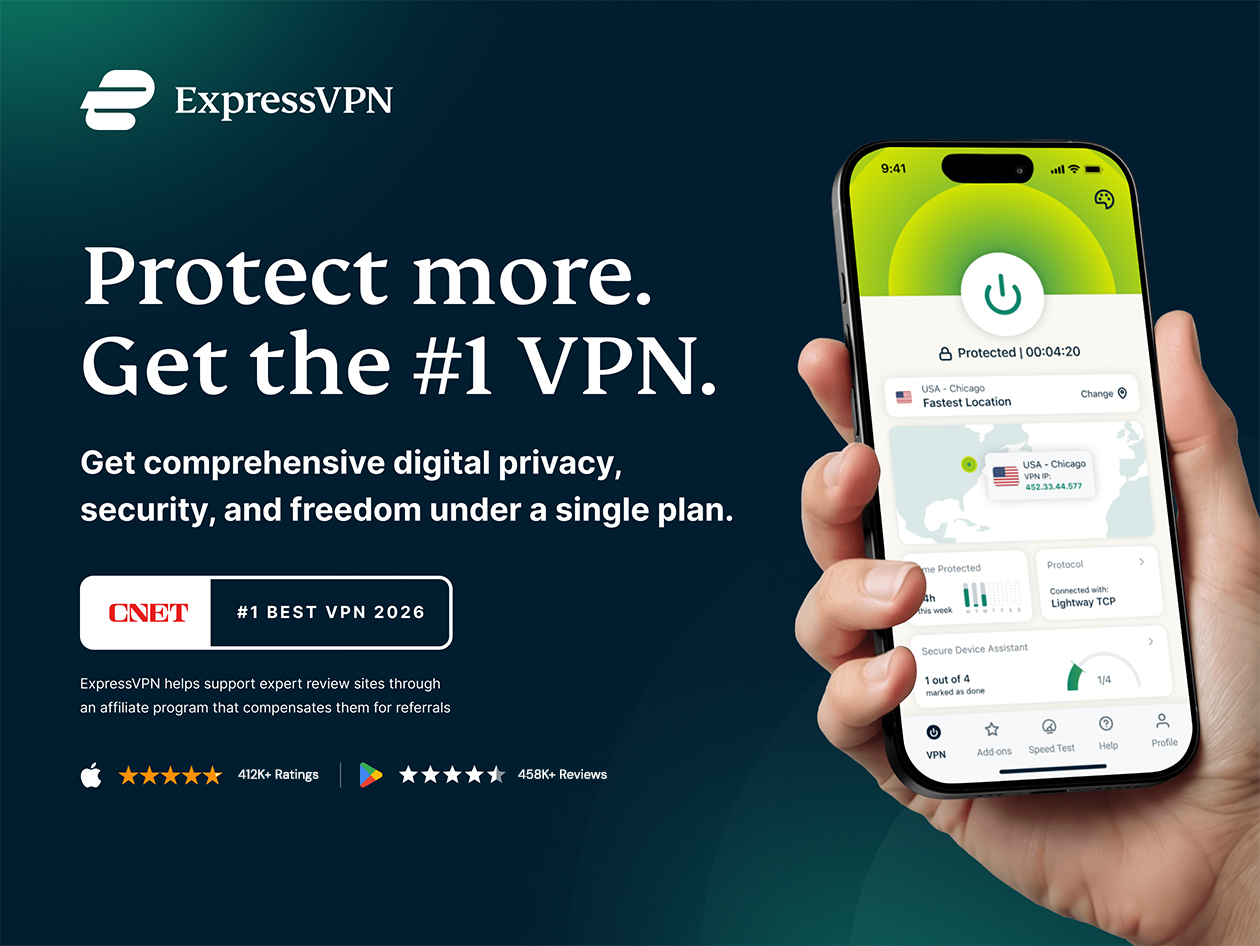 ExpressVPN Basic Plan: 1-Year Subscription