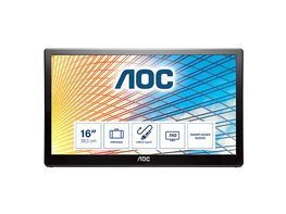 AOC E1659FWU 15.6" USB-3.0 Portable LED HD Monitor (Certified Refurbished)
