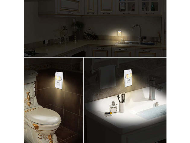 6-Pack Motion Sensor Plug-in Lights