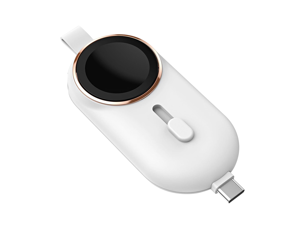 Apple Watch Charger with 2000mAh Power Bank (White)