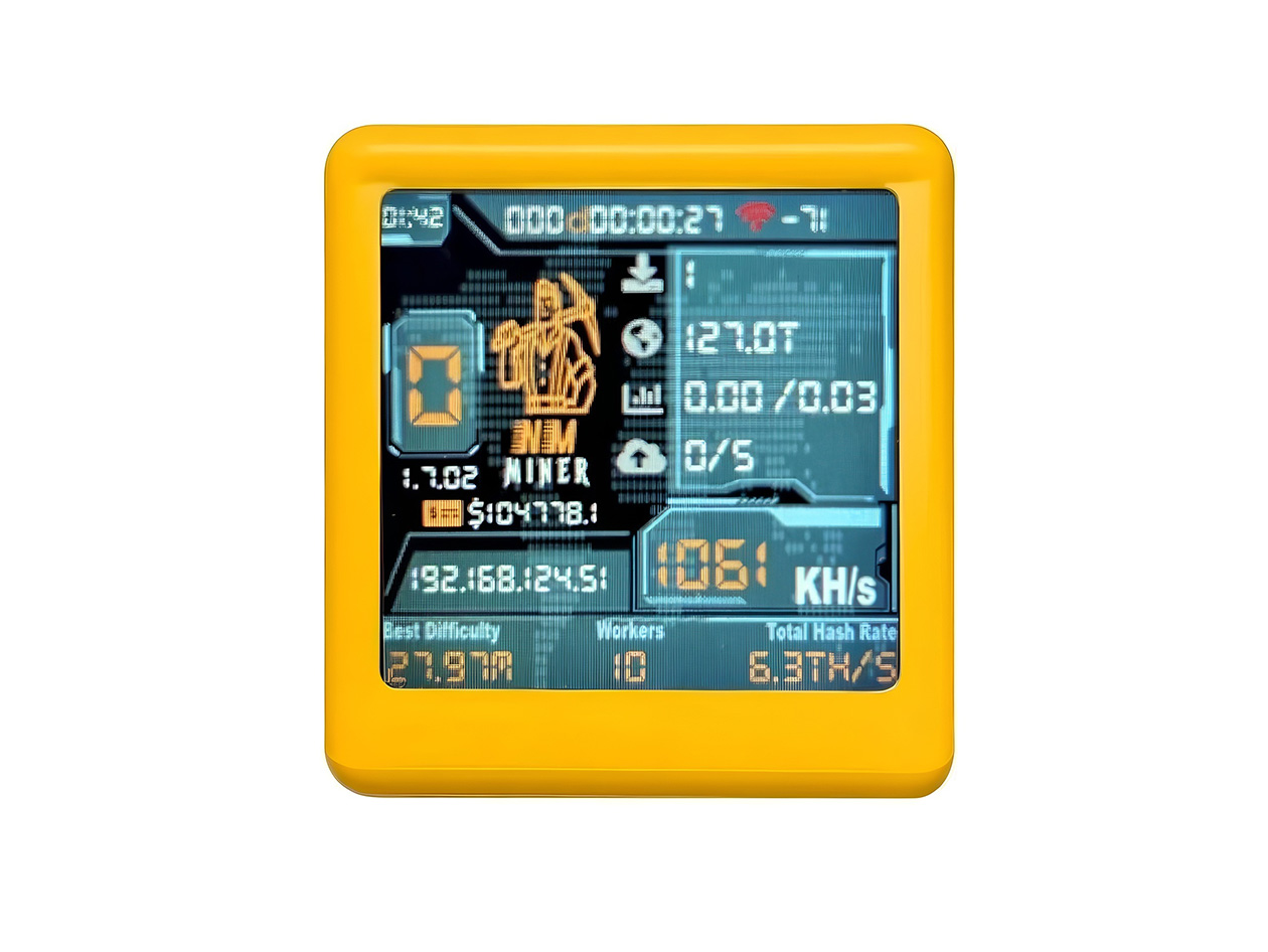BlockChance Bitcoin Ticket Super Miner (Yellow)