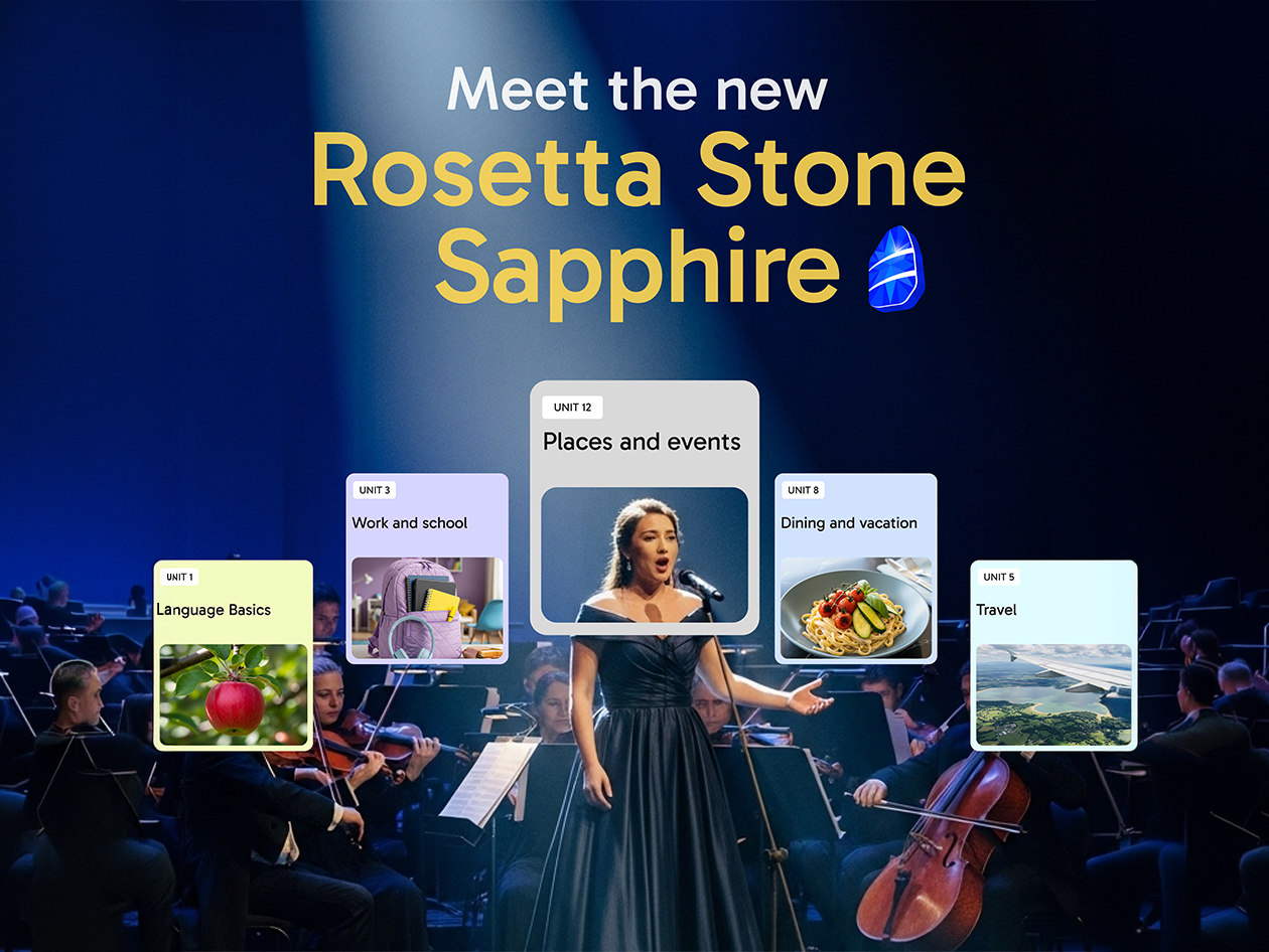Rosetta Stone Sapphire: 1-Year Subscription