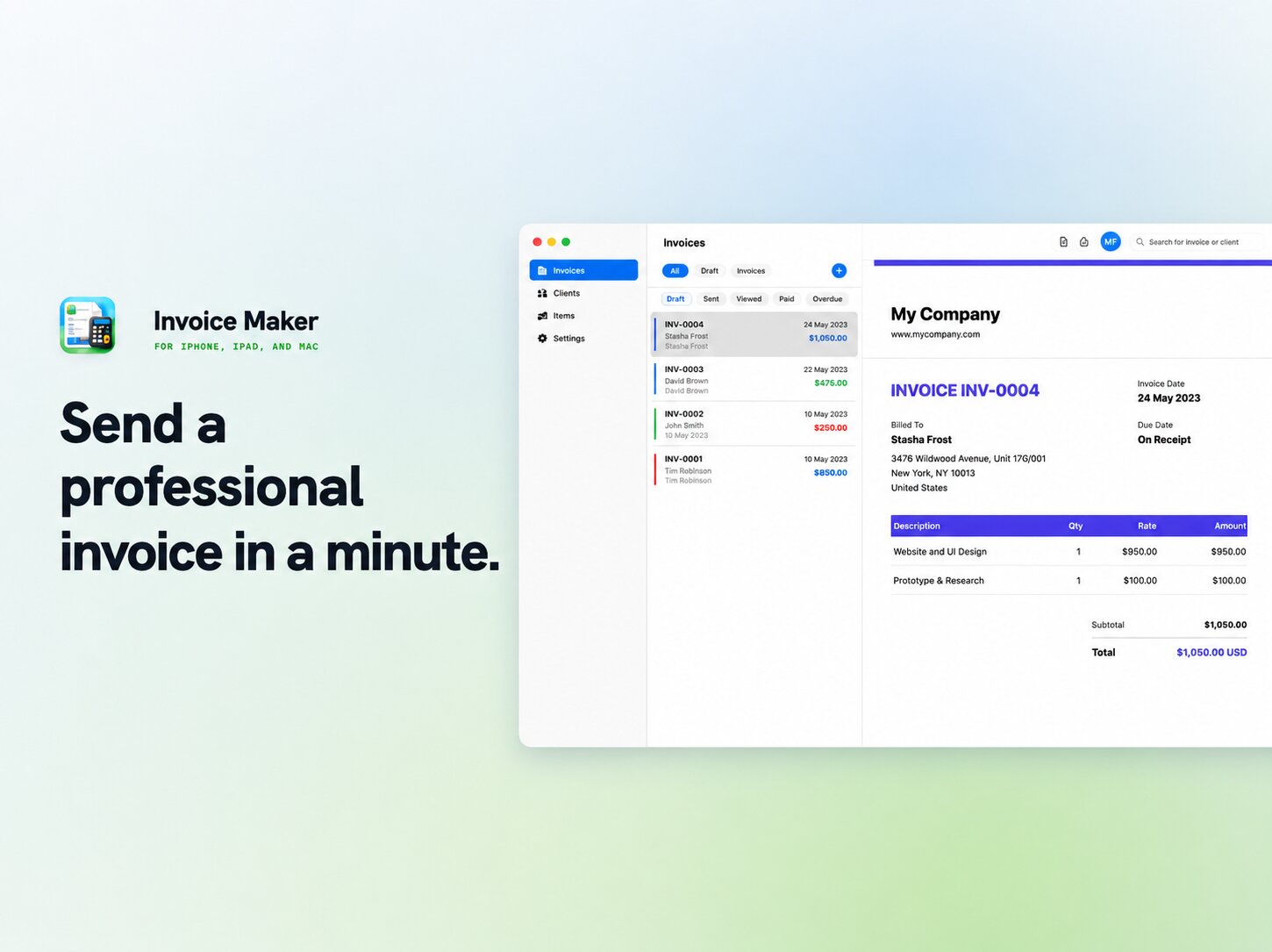 AI Invoice Maker Lifetime Subscription