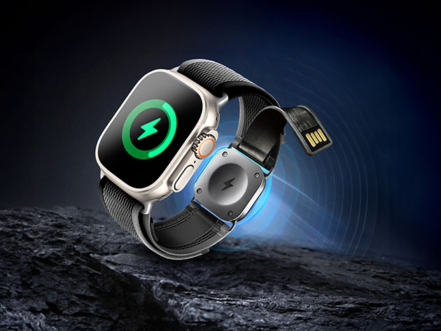 PowerBand: Apple Watch Band with Built-In MagSafe Charger