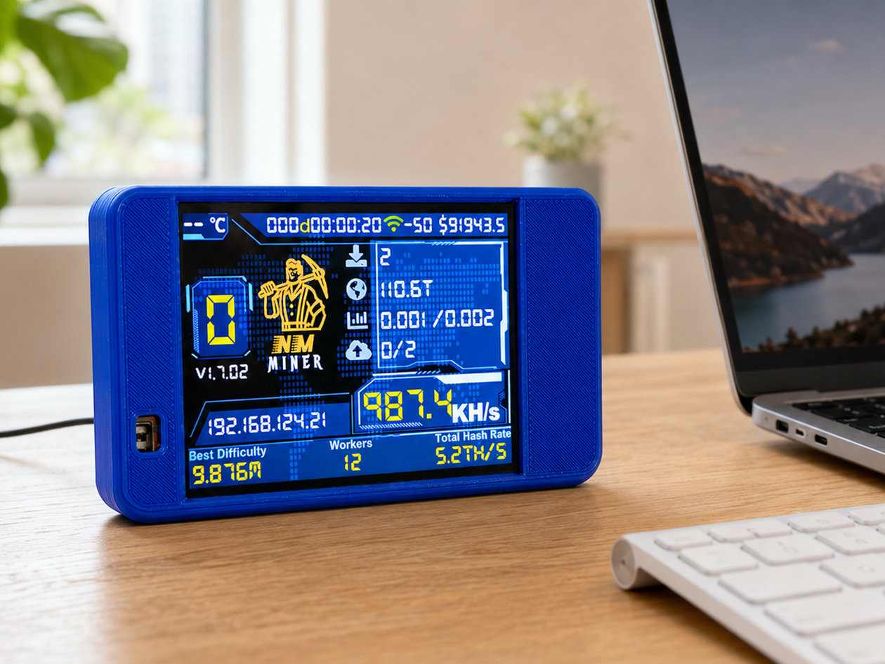 BlockChance Color Series Bitcoin Ticket Miner (Blue)