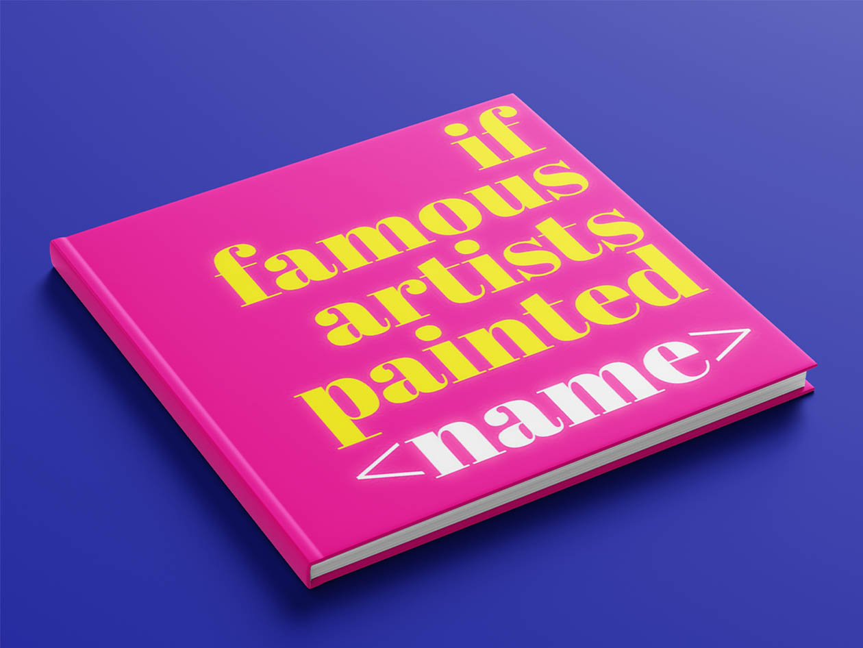 If Famous Artists Painted You - Personalized Book Hardcover (Redemption Voucher)
