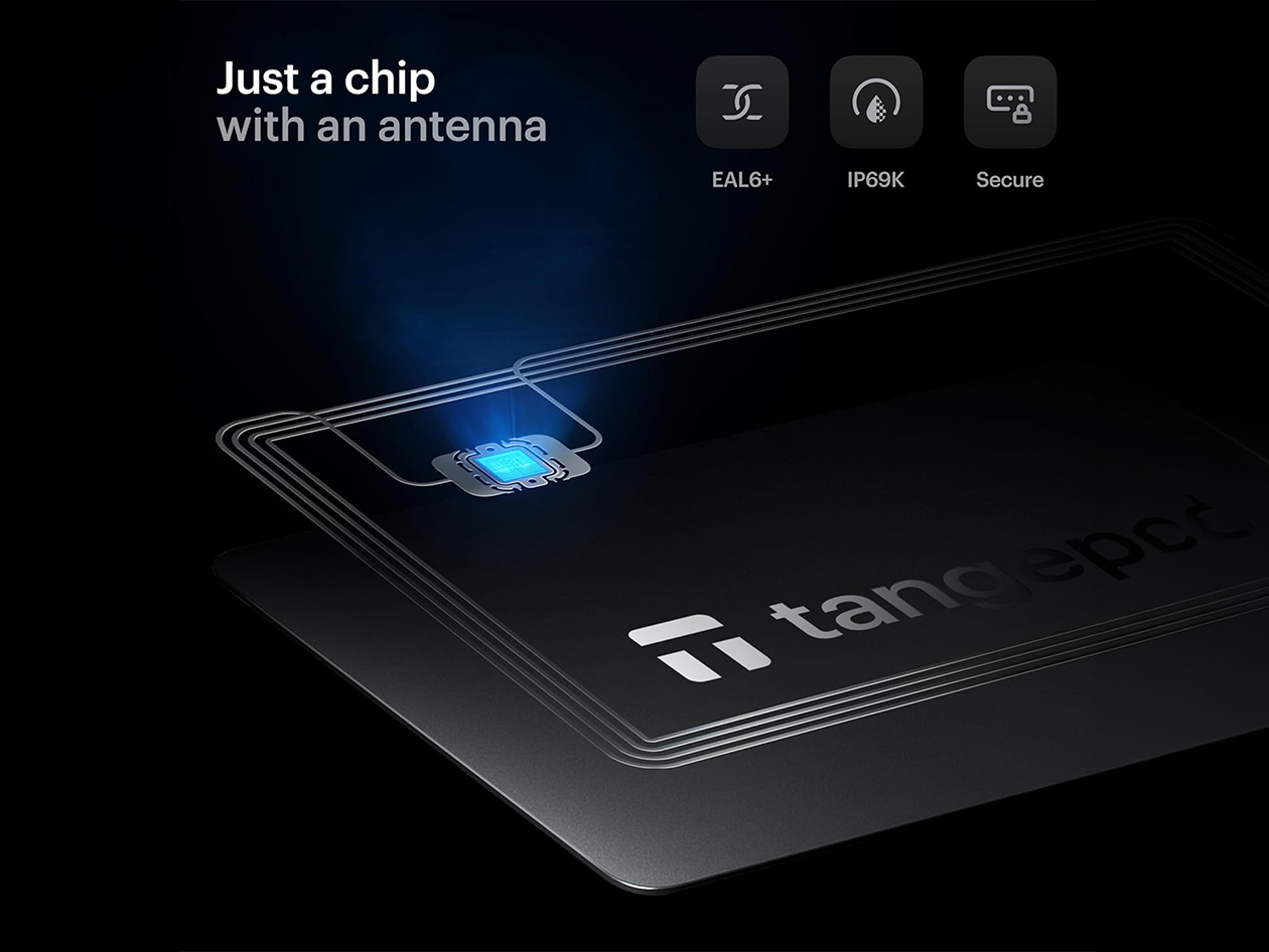 TANGEM Stealth Wallet 3-Pack Secure Offline Crypto Hardware Wallet