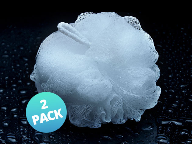 illumiScrub Light-Up Loofah: 2-Pack
