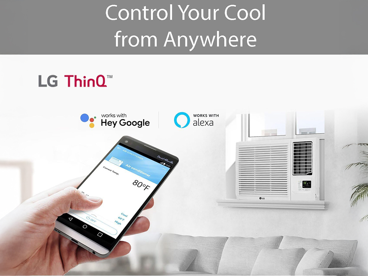 LG 12,200 BTU Smart Wi-Fi Window Air Conditioner