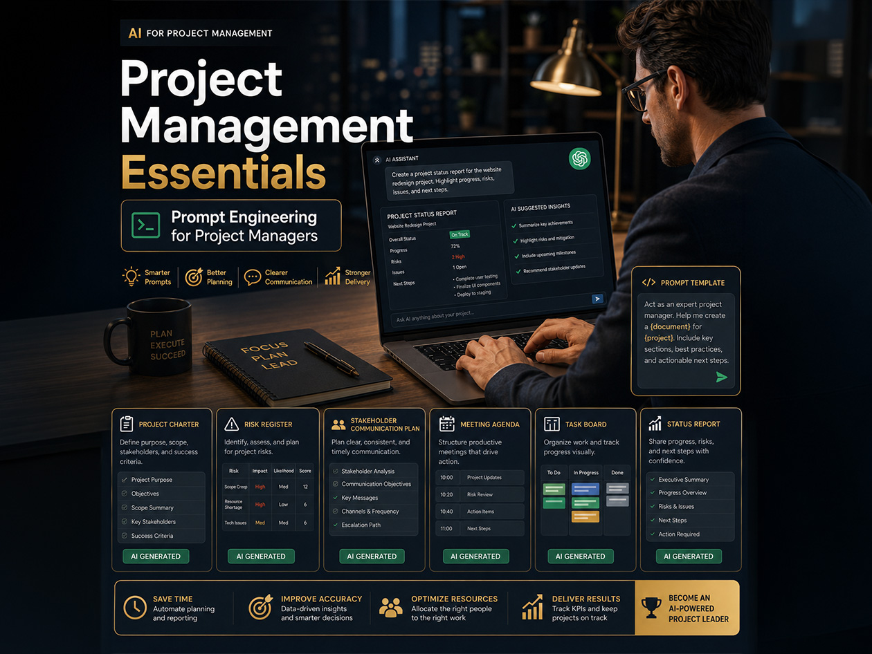 Claude & ChatGPT for Project Management Bundle