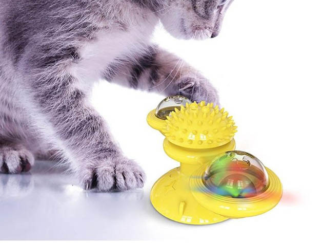 Cat LED Toy Spinner