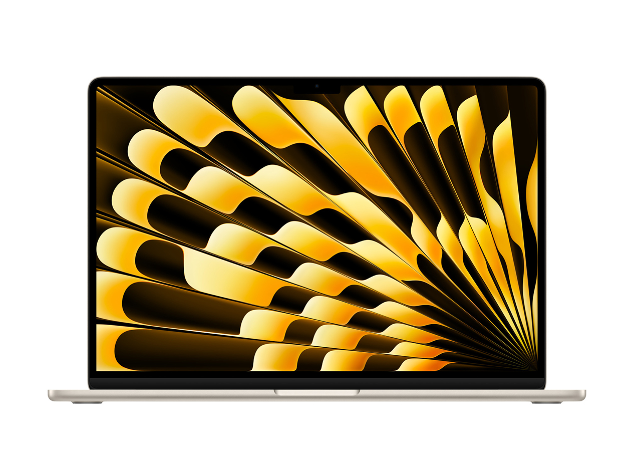 Apple MacBook Air (2023) 15" M2 8CPU 10GPU 16GB RAM 512GB SSD Starlight (Refurbished)