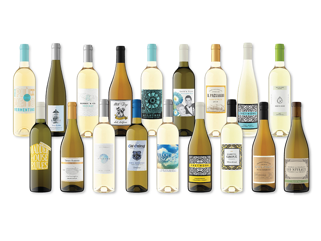 18 Bottles of Red, White or Mixed Wines (Shipping Not Included)
