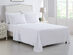 Kathy Ireland 6-Piece Brushed Microfiber Sheet Set (White/Queen)