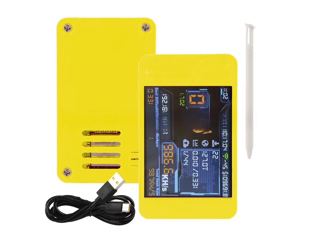 BlockChance Color Series Bitcoin Ticket Miner (Yellow)
