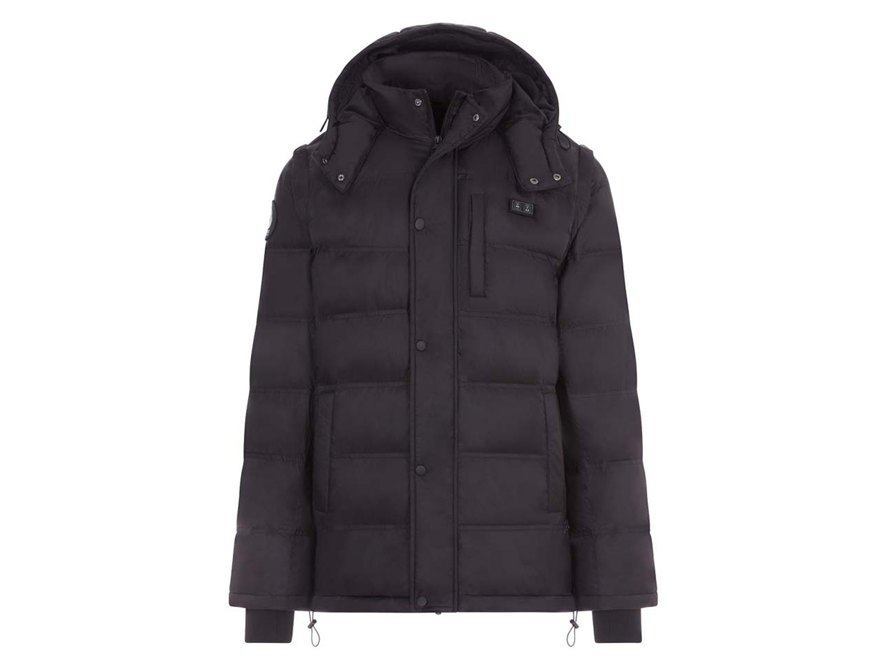 Men's Helios Hybrid Heated Coat with Power Bank (Black/3XL)