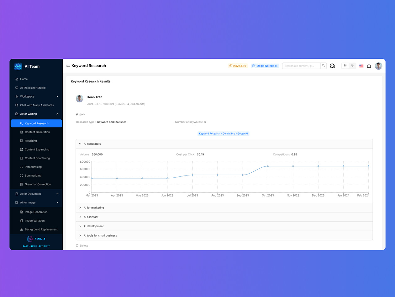 1min.AI: 3-Year Subscription