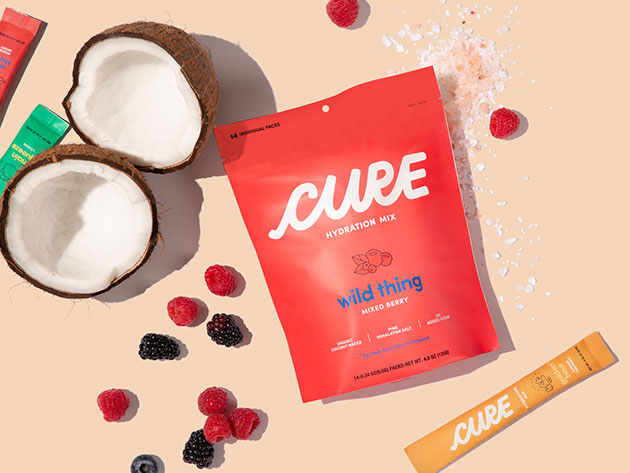 Cure Hydration Mix: 14-Pack (Golden Hour Ginger Turmeric)