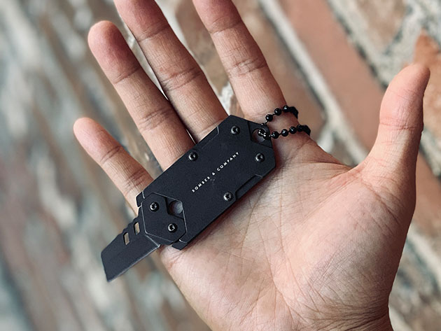 B-2 Dog Tag: Fully Concealed Nano Blade Pocket Knife