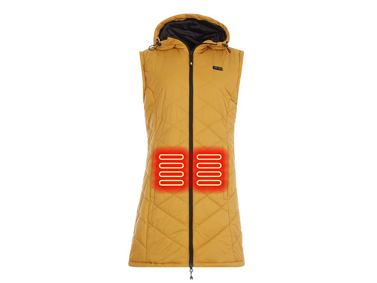 Women's Helios Hybrid Heated Coat (Golden/3XL)
