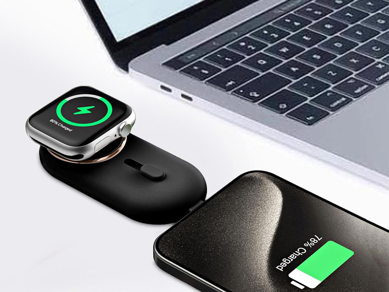 Apple Watch Charger with Built-In 2000mAh Power Bank