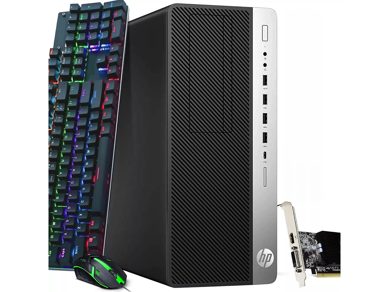 HP G4 Gaming Desktop (2021) i5-8500 32GB RAM 1TB SSD GTX1660s Win11 RGB Keyboard & Mouse (Refurbished)